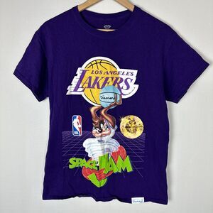 Medium Diamond Supply Co Los Angeles Lakers Shirt Mens Medium Purple Space Jam